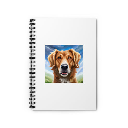 Dog Spiral Notebook - Ruled Line