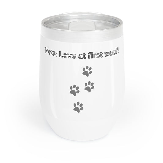 Love at First Woof Chill Wine Tumbler