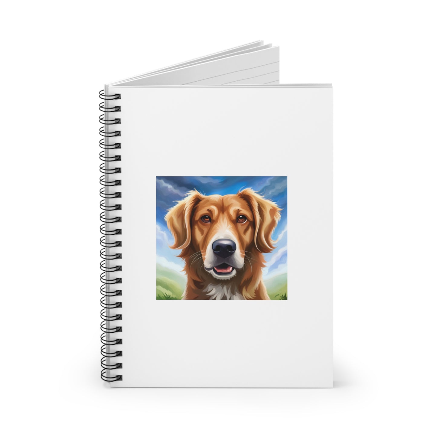 Dog Spiral Notebook - Ruled Line