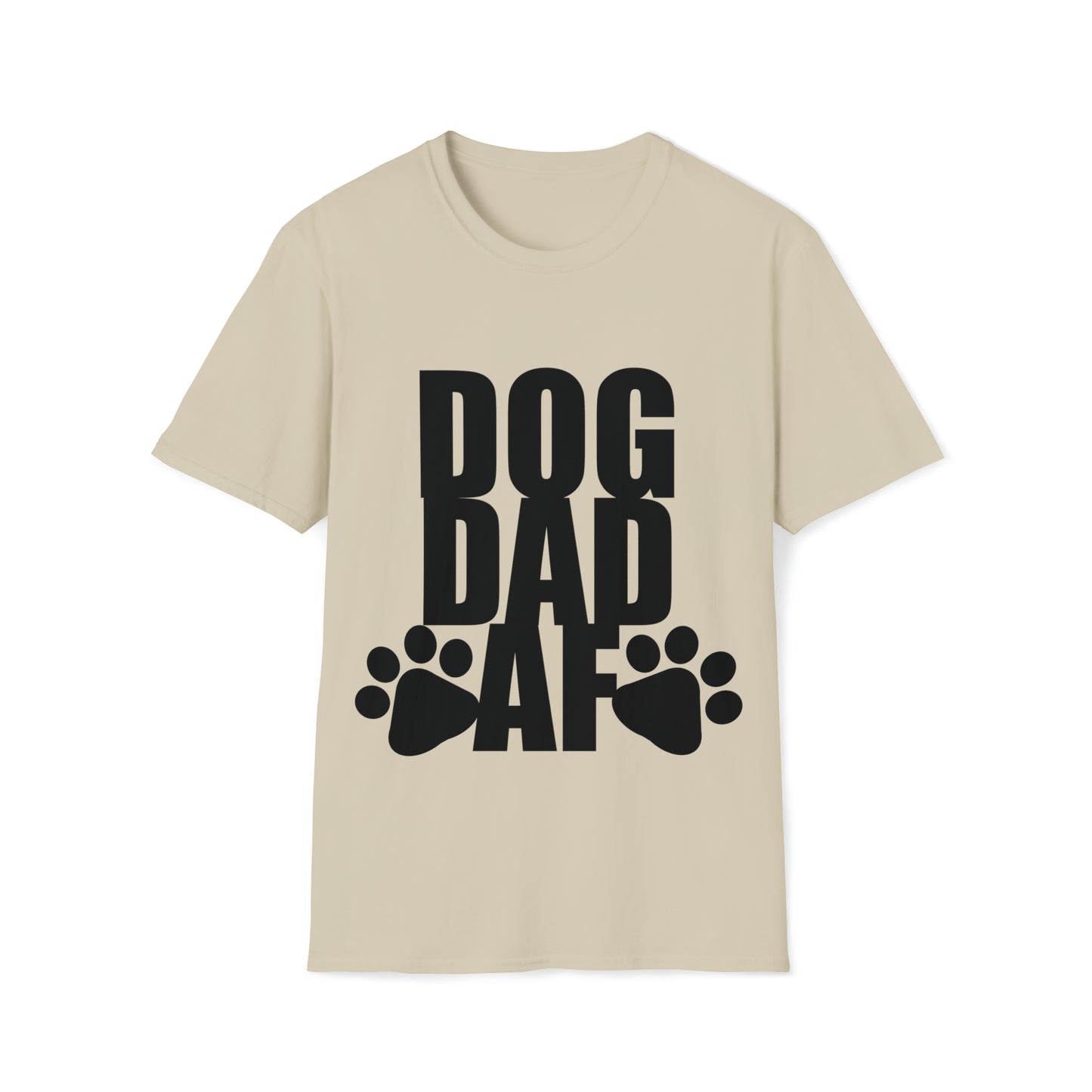 Dog Dad AF Unisex Softstyle T-Shirt