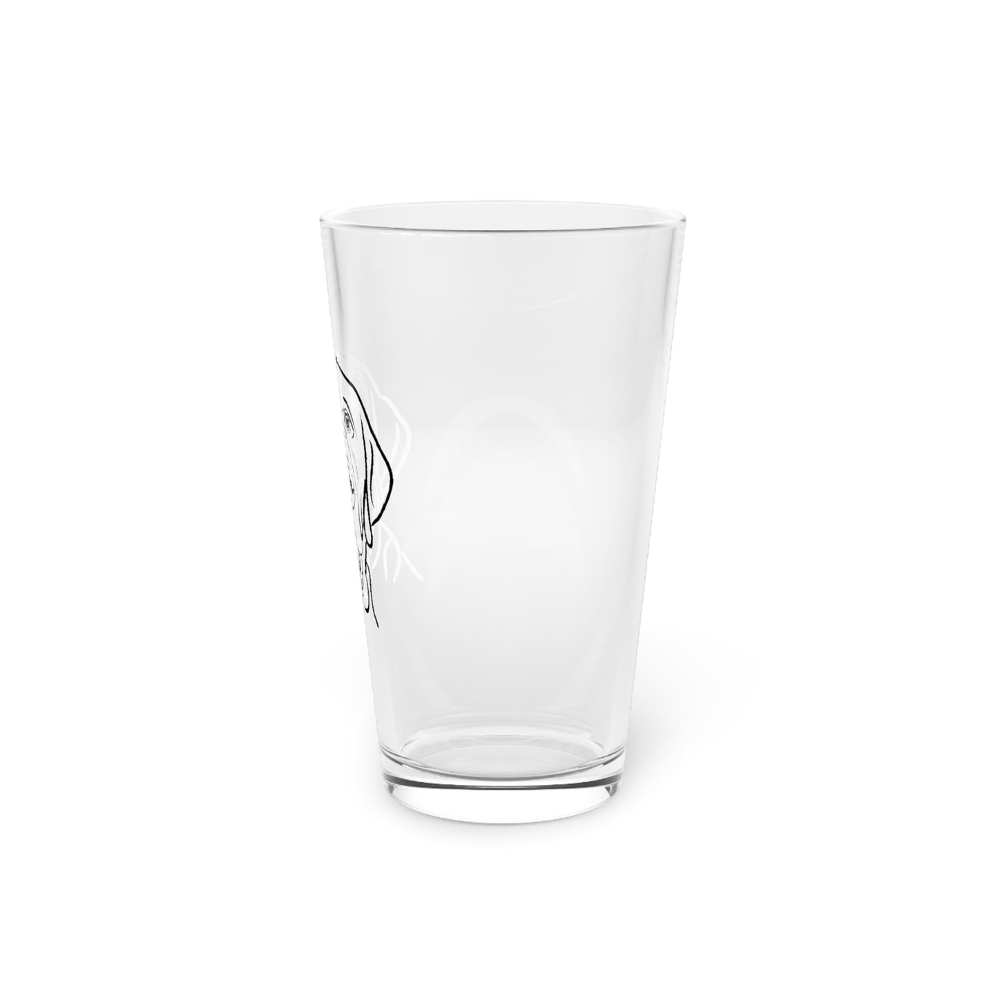 Barky Wagmore Pint Glass, 16oz