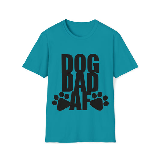 Dog Dad AF Unisex Softstyle T-Shirt