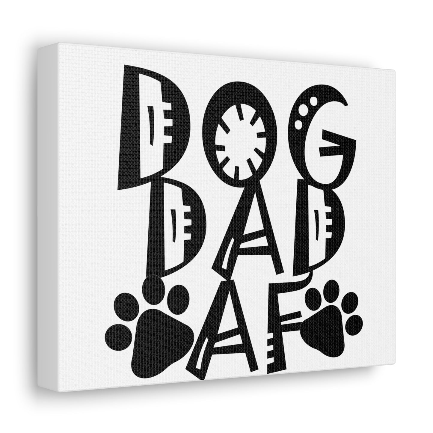 Dog Dad AF Canvas Gallery Wraps