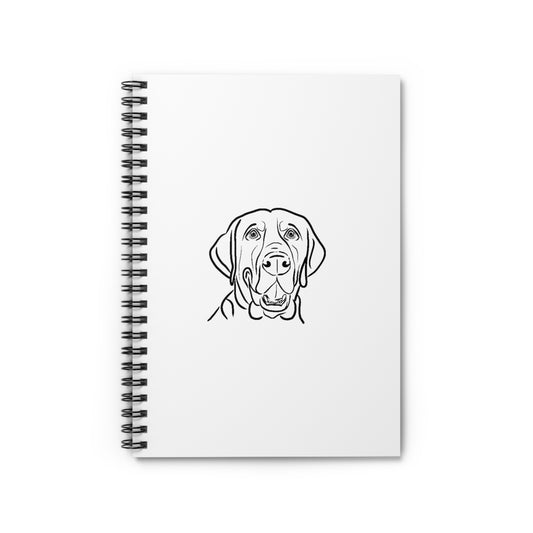 Barky Wagmore Spiral Notebook - Ruled Line