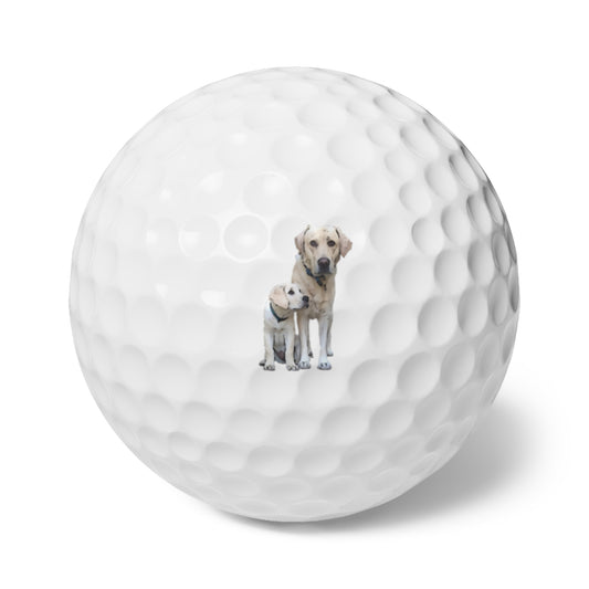 Dog & Pup Golf Balls, 6pcs