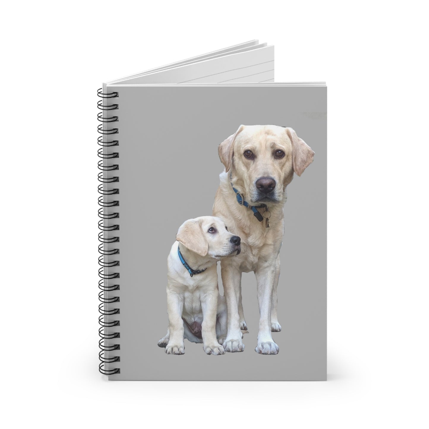 Dog & Pup Spiral Notebook - Ruled Line