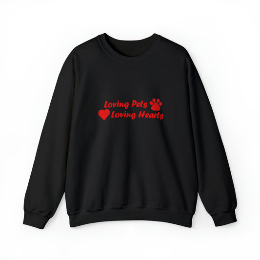 Loving Pets Loving Hearts Crewneck Sweatshirt