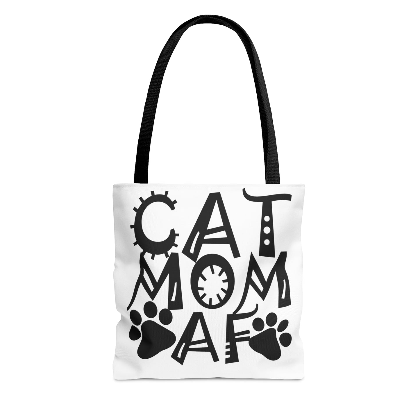 Cat Mom AF Tote Bag (AOP)