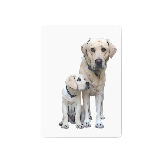 Dog & Pup Custom Poker Cards