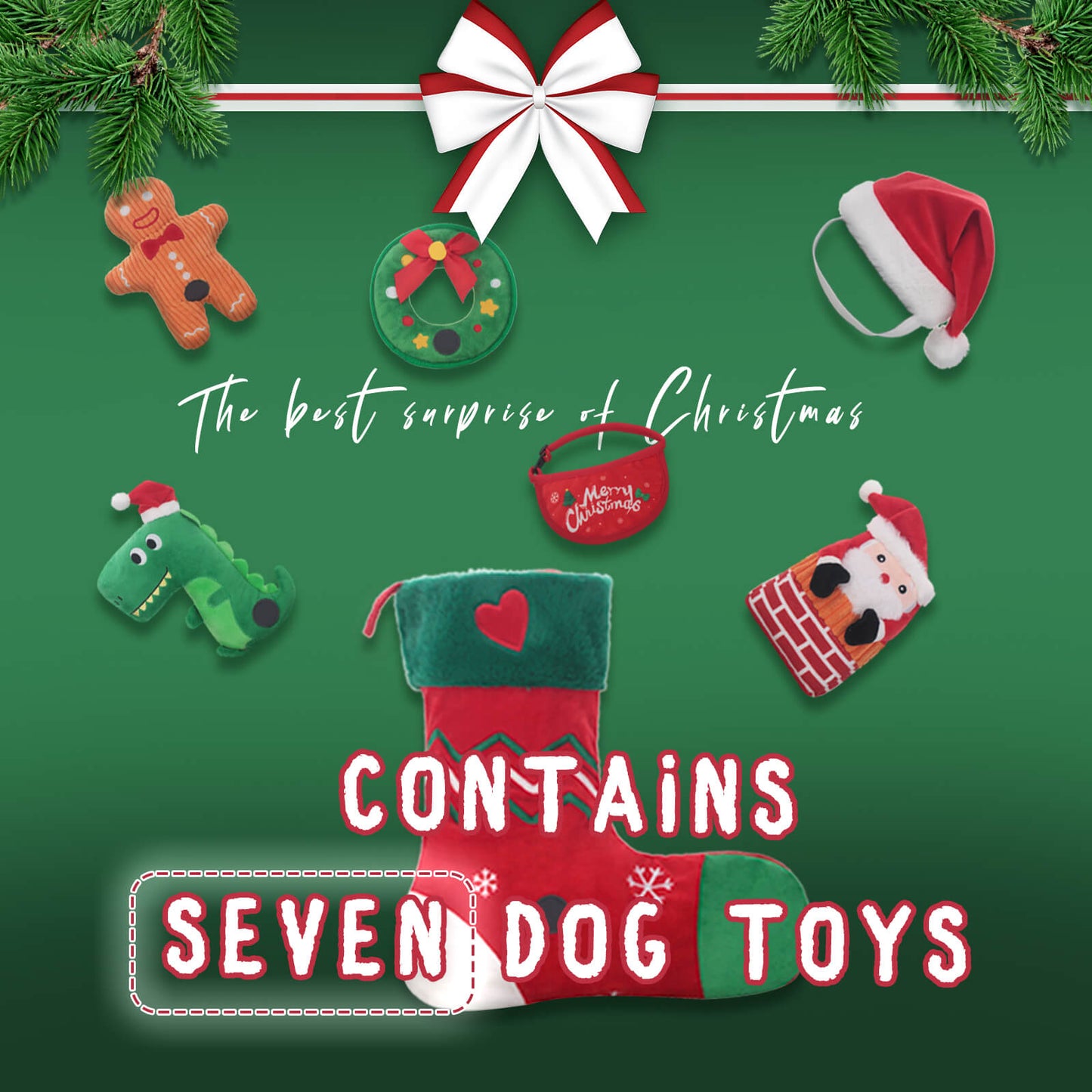 Laifug Christmas Dog Toy-3