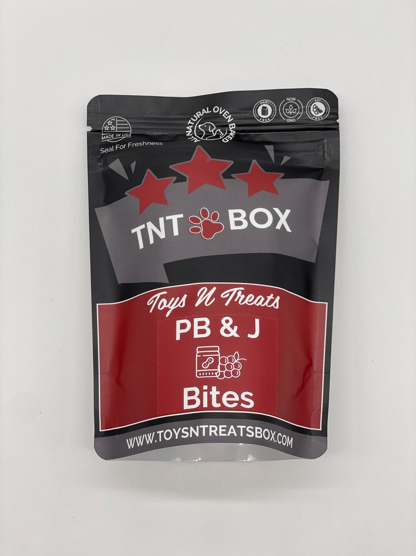 PB & J Bites Dog Treats - All Natural Oven Baked-1