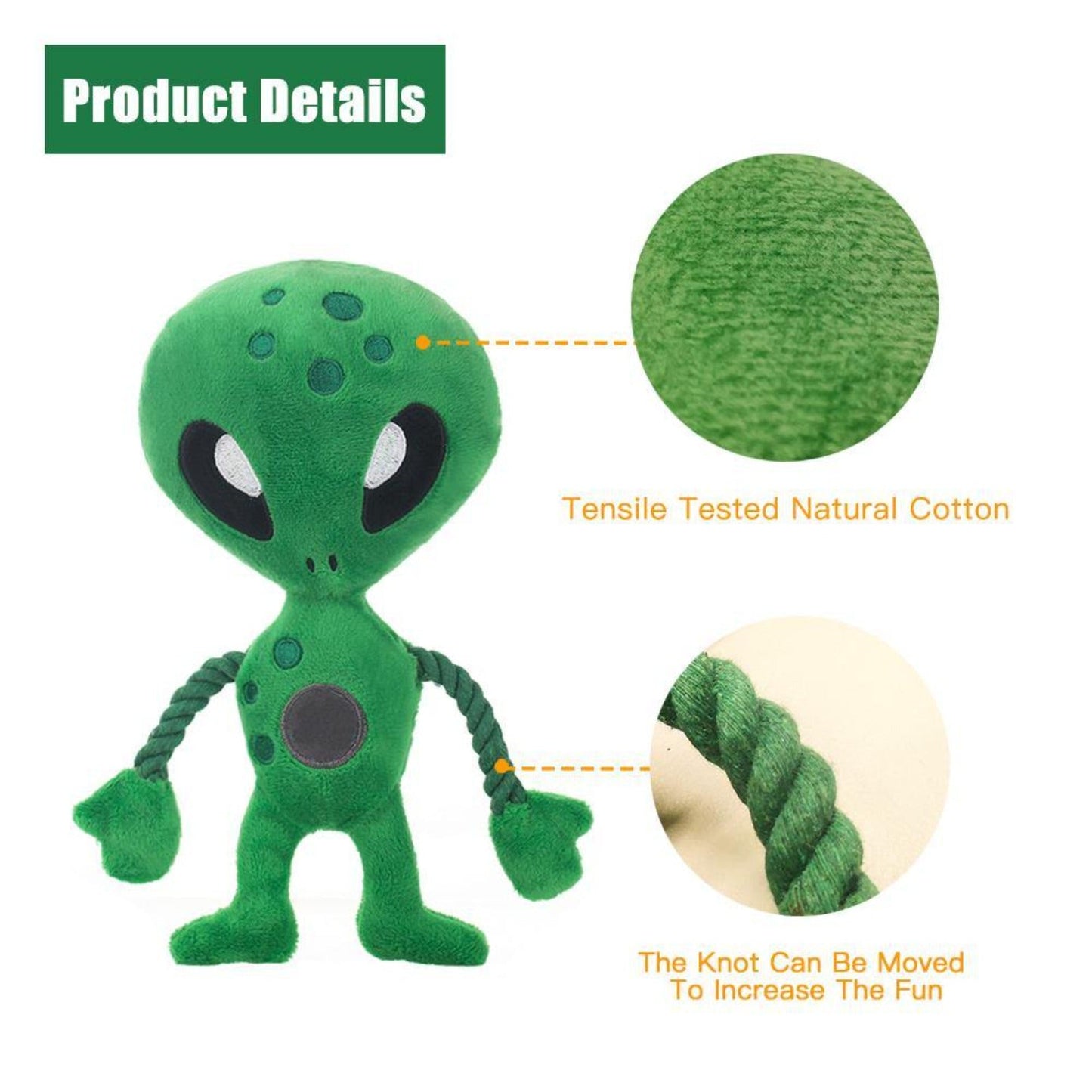 Laifug Squeaky Alien Toy-6