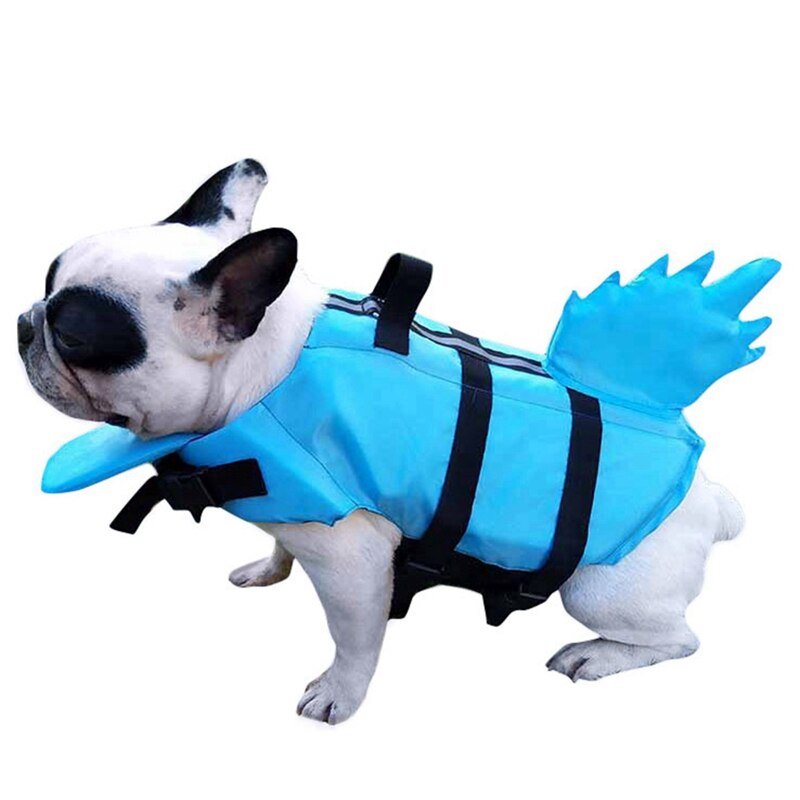 Dog Life Vest Summer Shark Pet Life Jacket Dog Clothes Dogs Swimwear Pets Swimming Suit New-11