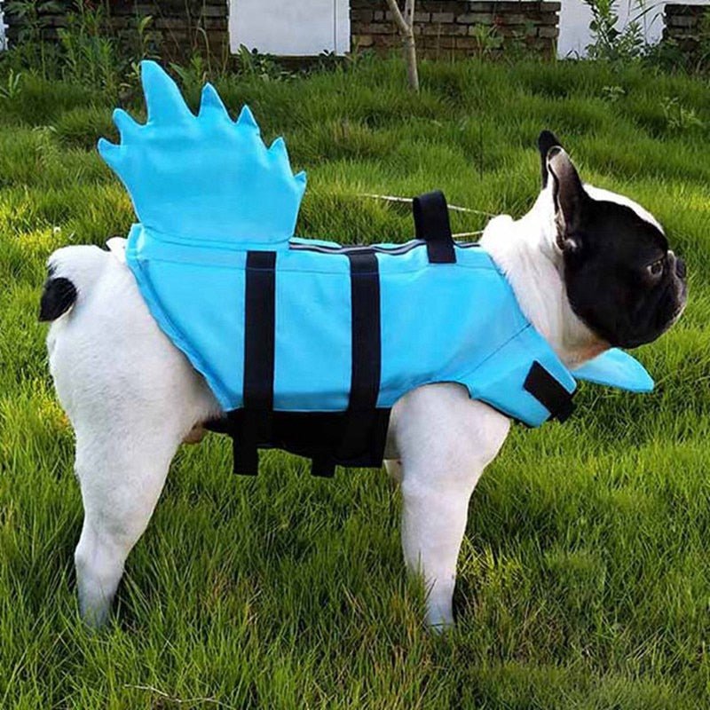 Dog Life Vest Summer Shark Pet Life Jacket Dog Clothes Dogs Swimwear Pets Swimming Suit New-8