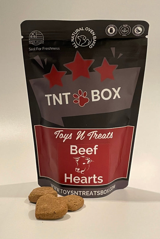 Digestive Health Beef Heart Dog Treats - All Natural Oven Baked-0